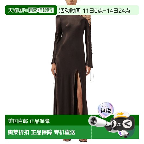 自营Shona Joy Nora Lace Detail Maxi Dress - black 美国奥莱直