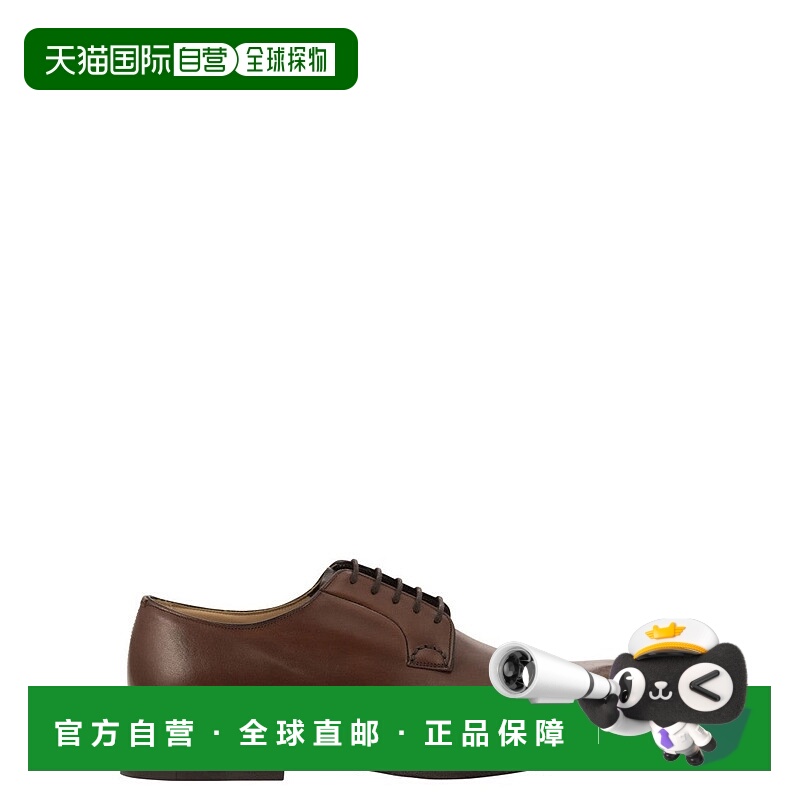 自营church'sWhole Cut Brown Derby With Artisanal Hand-Stitch