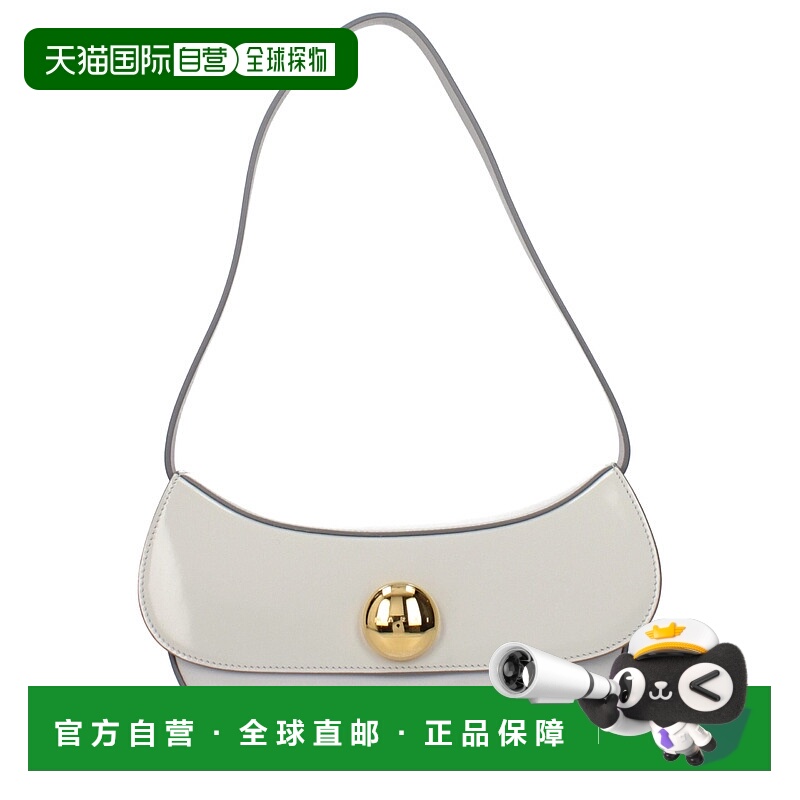 自营Marni Leather Shoulder Women's Bag - gray 美国奥莱直发