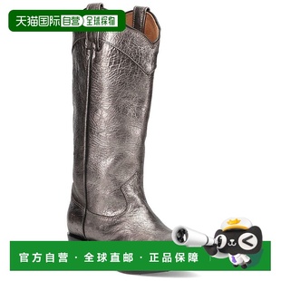 皮靴 自营 Daisy灰色拉式 Billy 美国奥莱直发女靴西部靴 Frye