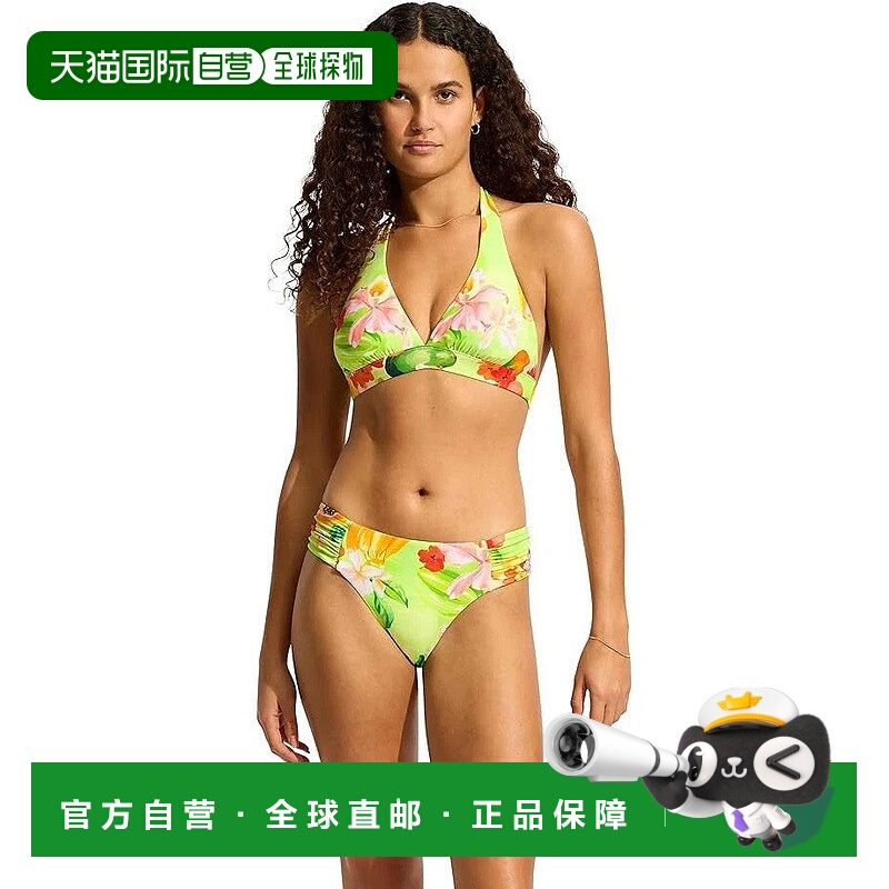 自营Seafolly Tropique Bikini Women's  Aloe Gel Tropical Ruch