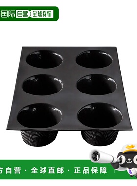 自营Silpat Flexipan 6 Muffin Mold, Silicone - black 美国奥莱