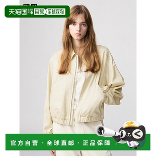 日潮跑腿UNIQLO优衣库 NATURAL 拉链短款 WOMEN 宽松夹克 自营