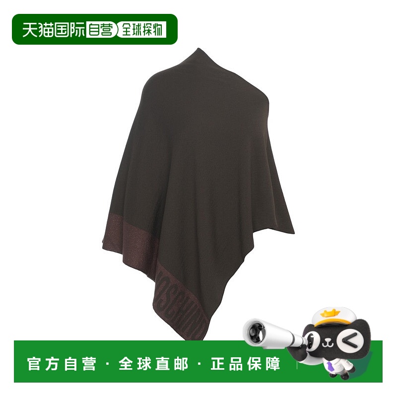 自营moschino宽版背心搭配撞色衣领-黑色 美国奥莱直发