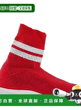 自营 Joshua Sanders女士红色运动鞋袜子全背带-红色 美国奥莱直