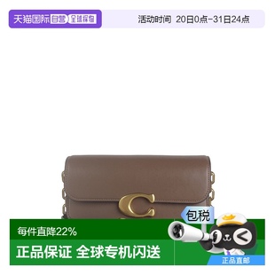 女士皮质单肩斜挎手提包 香港直邮COACH CP120蔻驰