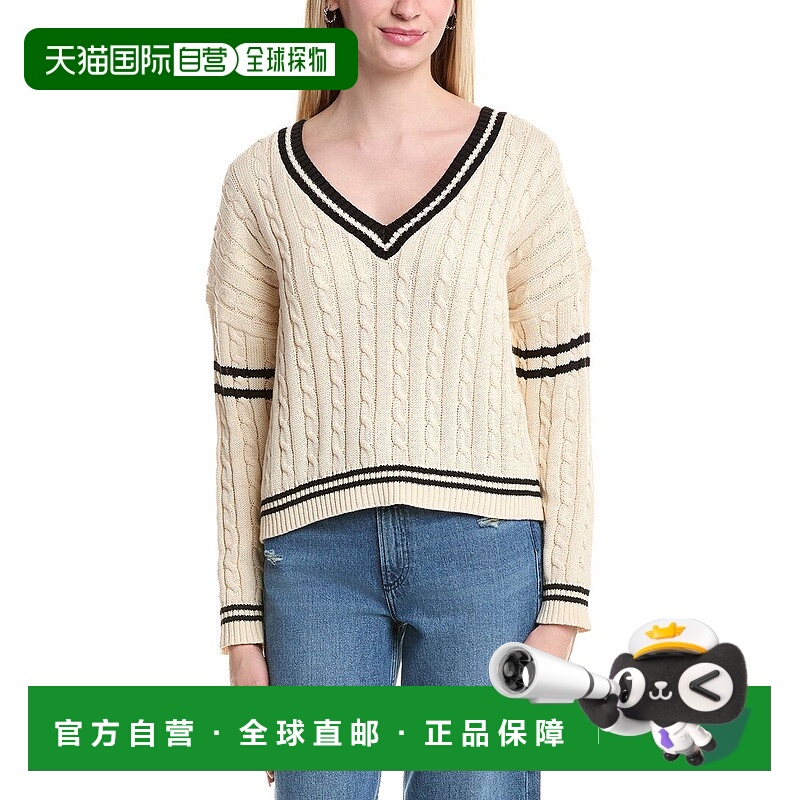 自营Lea & Viola Cable Sweater - white 美国奥莱直发