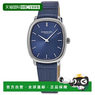 自营Raymond Weil Toccata Heritage Blue Dial Lether Strap Wom