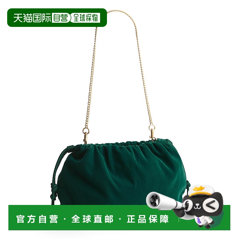 自营vera bradleyOutlet Velvet Taber Dumpling Bag - sea moss