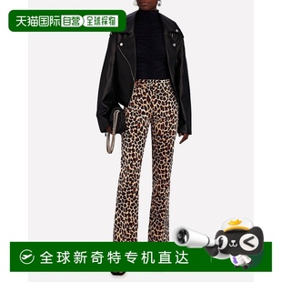 Frame女式 2号豹纹丝绒迷你靴裤 自营 长裤 美国奥莱 高腰多色 多色
