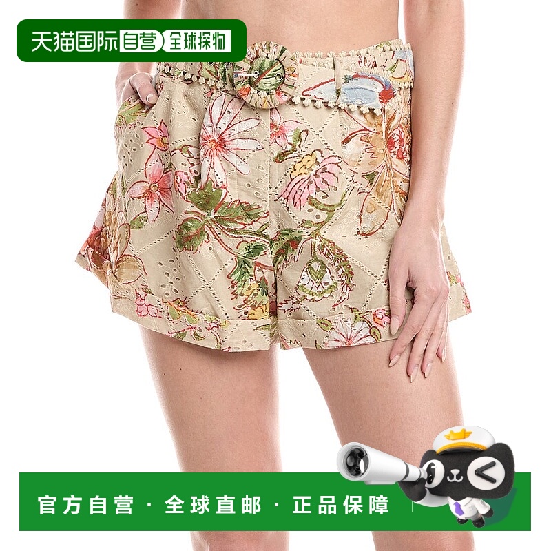 自营 hemant & nanditaHemant&Nandita扣带短款-米色 美国奥莱直