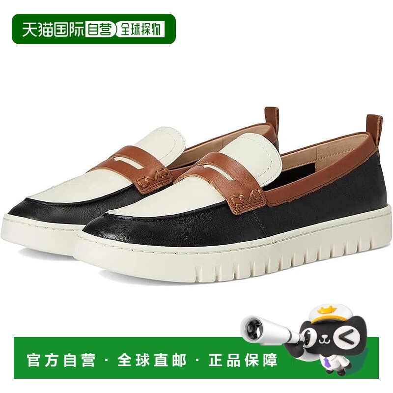 自营Vionic Uptown Loafer Women's Black Leather Slip-On Comfo