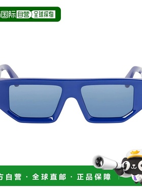 自营 off-white温哥华米白色几何太阳镜-蓝蓝色 美国奥莱直发