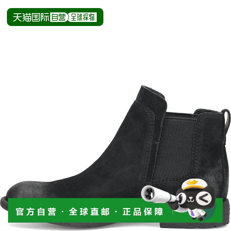 自营bornWomen's Laney Suede Distressed Boots In Black - blac