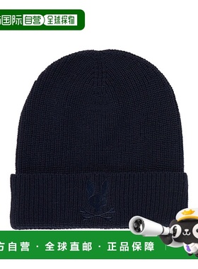 自营 Psycho Bunny Allen 美利奴羊毛北海毛线帽 B6A988U1HT-NRS