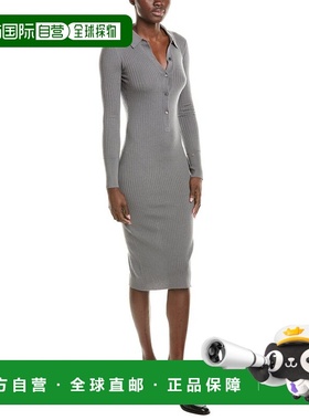 自营Patrizia Pepe羊毛毛衣-灰色 美国奥莱直发连衣裙