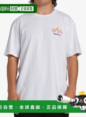 自营 Billabong Segment T恤男式白色棉质短袖圆领FTS190-白色 美