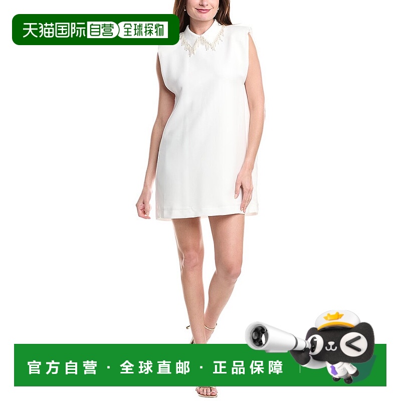 自营 endless rose无尽玫瑰珍珠领连衣裙-白色 美国奥莱直发