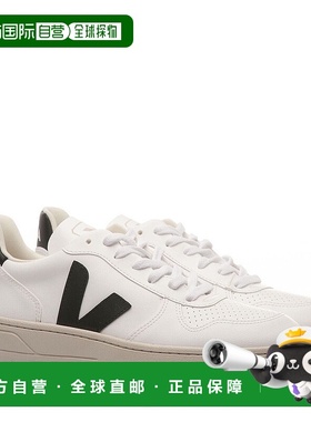 自营 Veja V-10 VX0702901A运动鞋女式白色黑色低帮休闲生活鞋-白