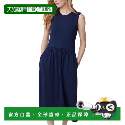 自营 J.McLaughlin Nandita 连衣裙 - 海军蓝 美国奥莱直发