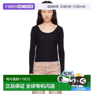 Deep Our 女士 恤 W4236D 长袖 香港直邮潮奢 Neck 黑色 Legacy