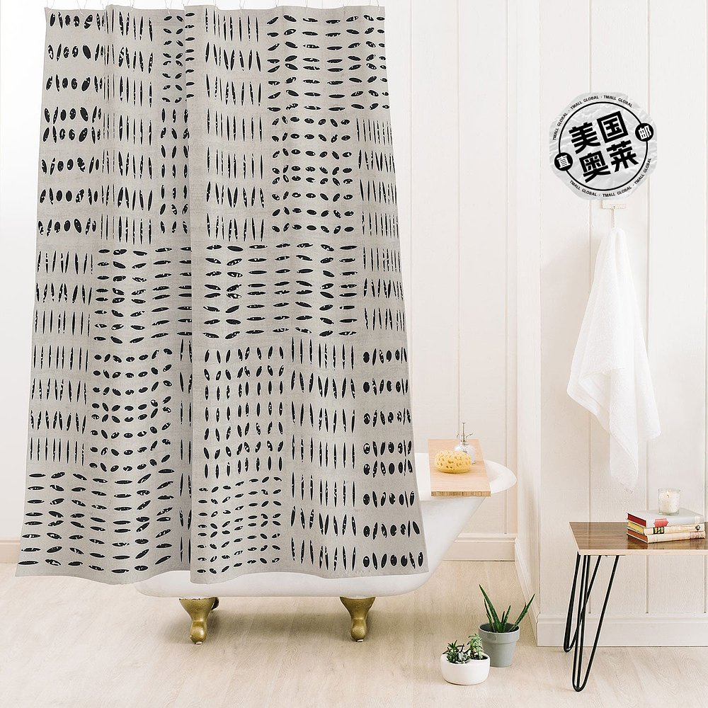 deny designsMirimo Nativo Clay Shower Curtain- liner includ