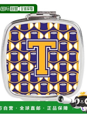 自营 Carolines Treasures CJ1064-TSCM 字母 T 足球紫色和正品