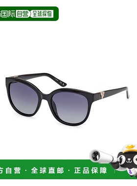 自营Guess Resin Women's Sunglasses - black 美国奥莱直发