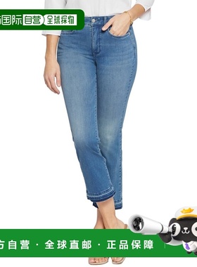自营NYDJ Marilyn High-Rise Stunning Straight Leg Jean - mult