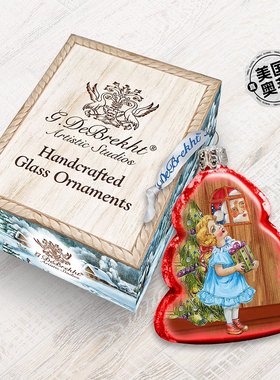 Designocracy 谢谢圣诞老人玻璃装饰品 - 多色 【美国奥莱】直发