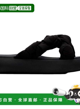 自营Toms Alpargata Mallow Crossover Sandal Black / Black  10