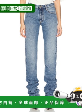 1h可退 香港直邮潮奢 The Attico 女士 水洗牛仔长裤 250WCP00214