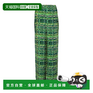 绿色 Silk阔腿长裤 美国奥莱直发 ferragamoGeo 自营salvatore