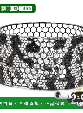 自营 diana m.18 kt 白金镀铑钻石手镯 - 白色 美国奥莱直发