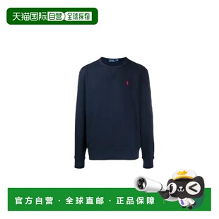 Lauren拉夫劳伦男款 Ralph 圆领套头纯色卫衣藏蓝 Polo 自营