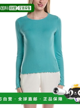 自营PJ Salvage Lacey Top - green 美国奥莱直发