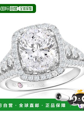 自营Suzy Levian White Sterling Silver White Cubic Zirconia E