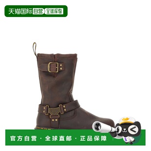 自營dr. 美國奧萊直發(fā) martens靴子八角石高棕色