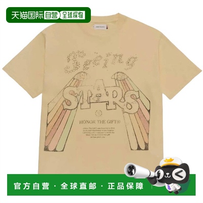 自营 honor the gift男士黄色 Seeing Stars T 恤 - 黄色 美国奥