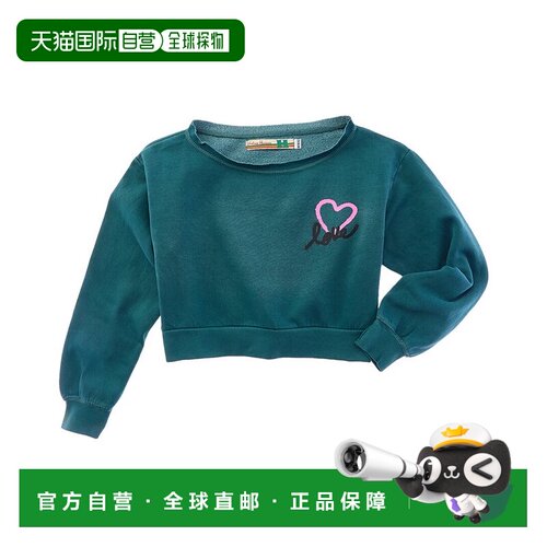 自营Vintage Havana Off-Shoulder Sweatshirt - blue 美国奥莱直