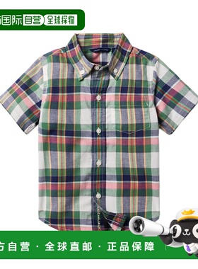 自营Janie and Jack Plaid Madras Top - multi 美国奥莱直发