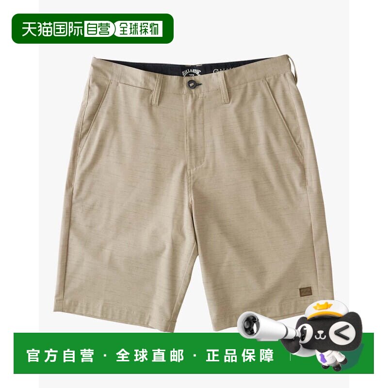 自营Men's Billabong Crossfire Slub 21 Shorts  Khaki Stretch图片