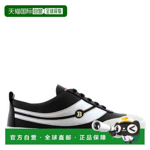 自营Bally Shennon Leather Low-Top Sneakers - black 美国奥莱