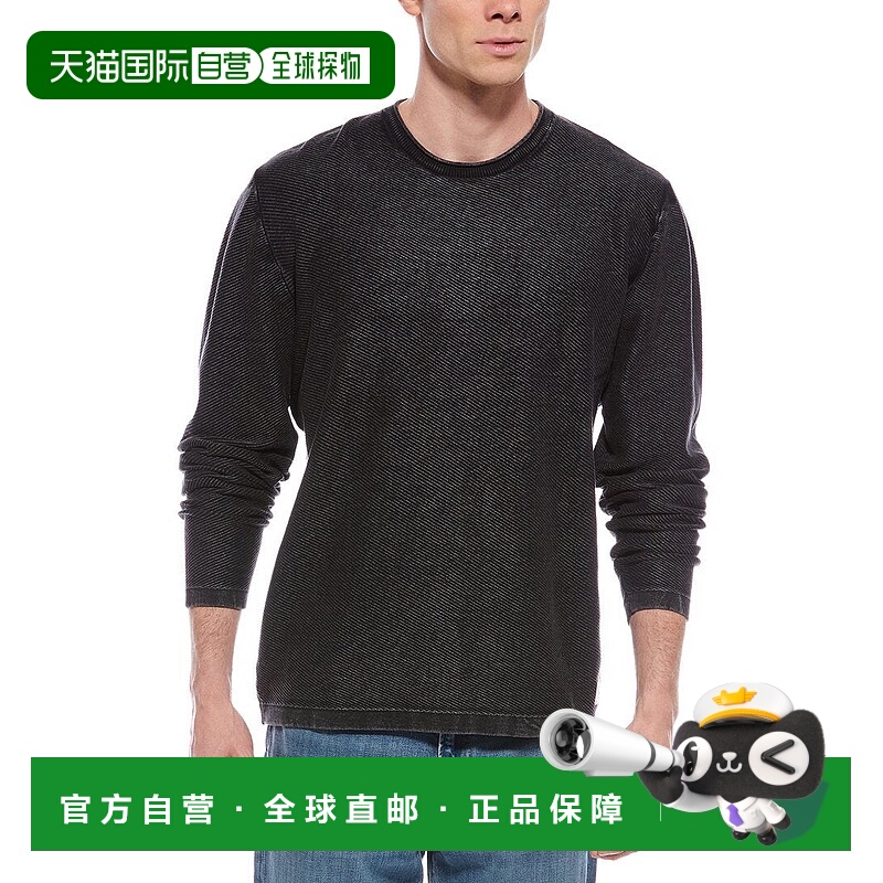 自营weatherproof vintage防风雨复古斜纹圆领运动衫-灰色 美国奥