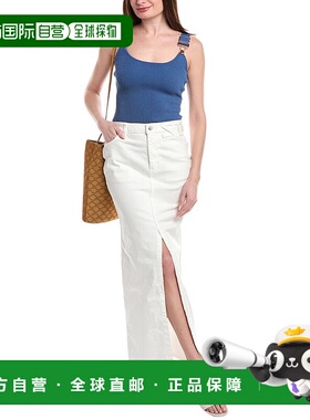 自营 STAUD x Wrangler The Maxi Skirt - white 美国奥莱直发