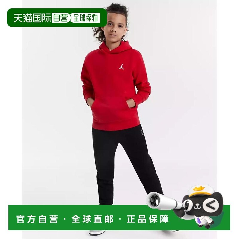 1h可退 【美国直邮】Jordan 男童布鲁克林基础款拉绒套头连帽卫衣,运动服/休闲服装,运动卫衣/套头衫,淘宝优惠券,粉丝福利购,淘宝优惠卷