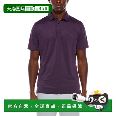 自营Ben Sherman Solid Air Pique Sports Fit polo衫-紫色 美国