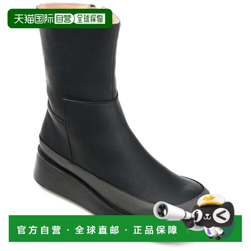 自营Journee Collection 女式 Tru 舒适泡沫 Cristen 短靴 - 黑色