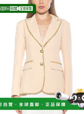 自营Alexia Admor Janet Blazer-棕色外套 美国奥莱直发