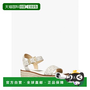 美国奥 香草 自营michael korsRichie签名标志平台Espadrile凉鞋